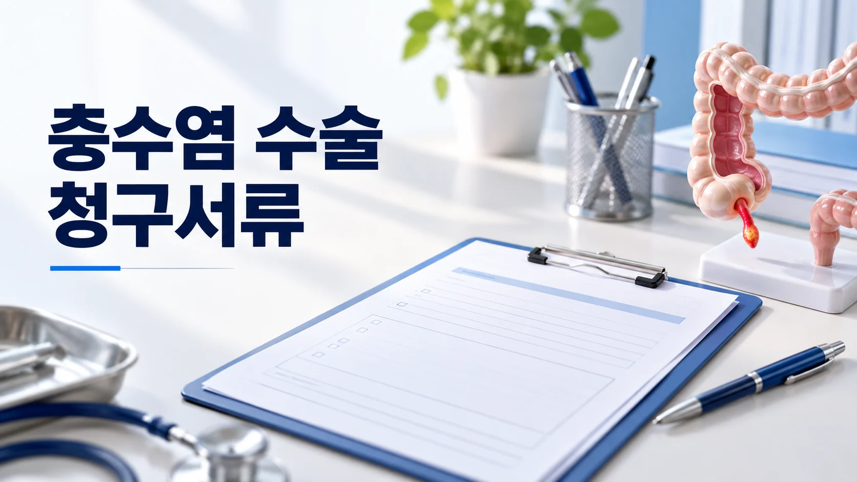 충수염 수술 보험금 청구서류 카드뉴스