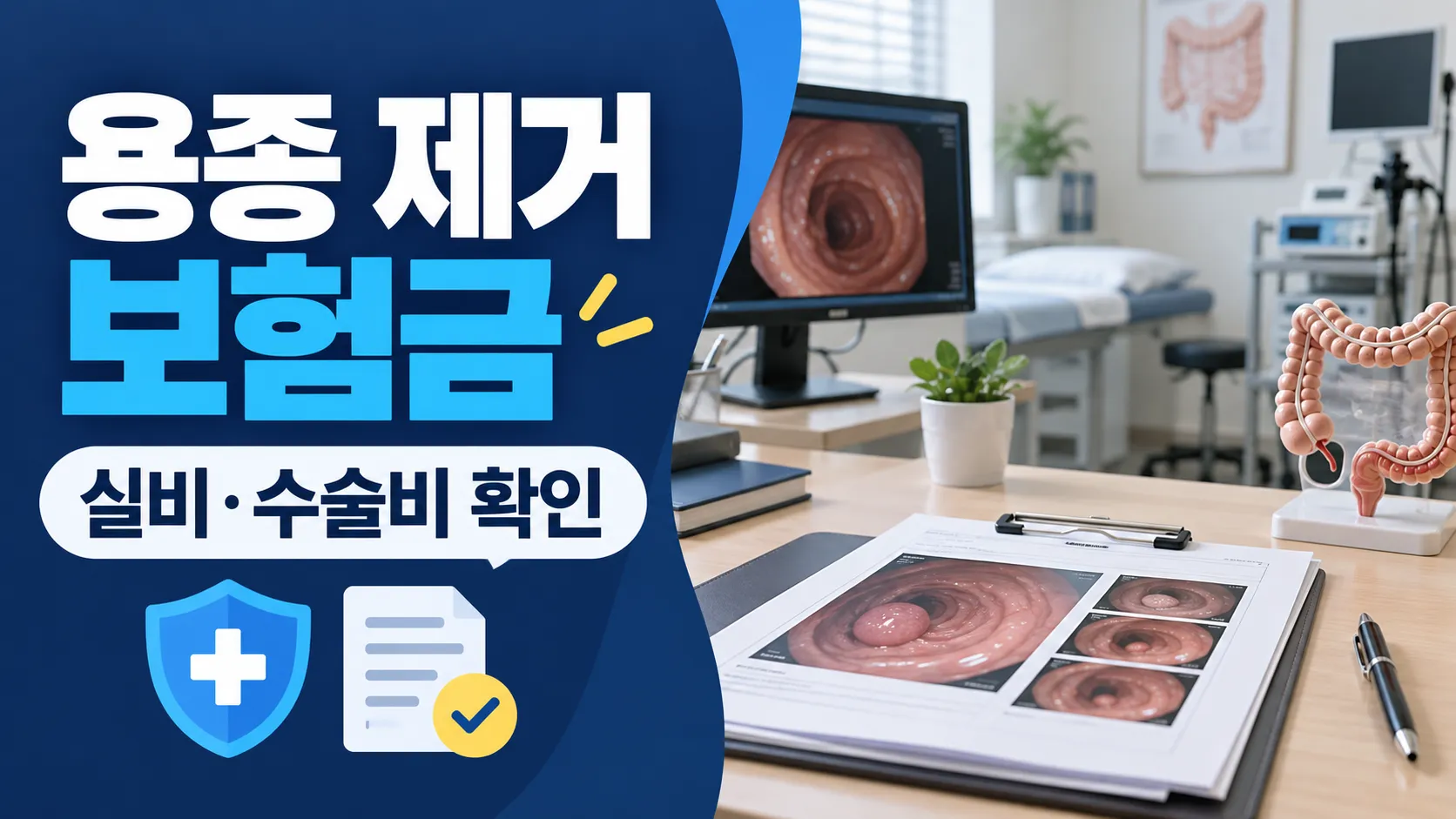 대장내시경 용종 제거 보험금 핵심 확인 사항을 담은 카드뉴스
