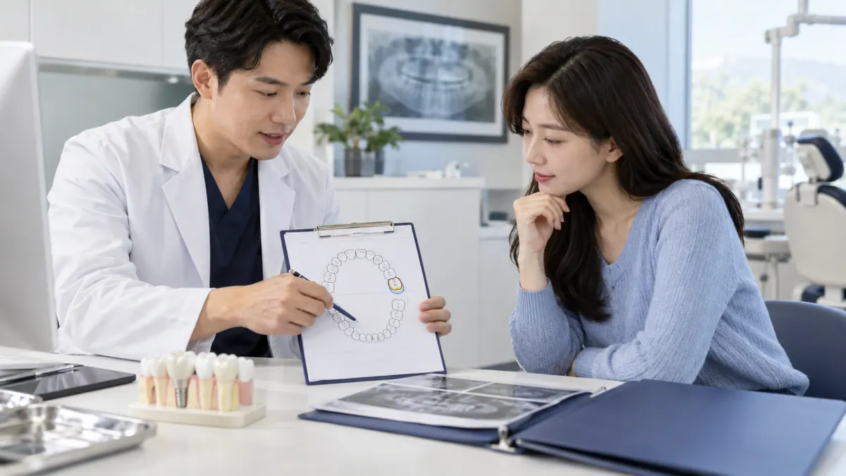 크라운 치료를 받았다면 치아보험에 무엇을 제출할까?에 필요한 자료를 확인하는 설명용 이미지