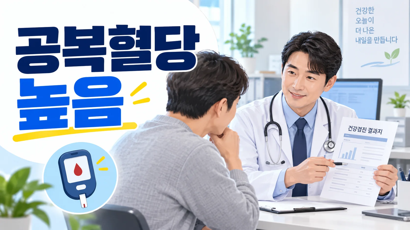 공복혈당 높음 후속 확인 대표 이미지
