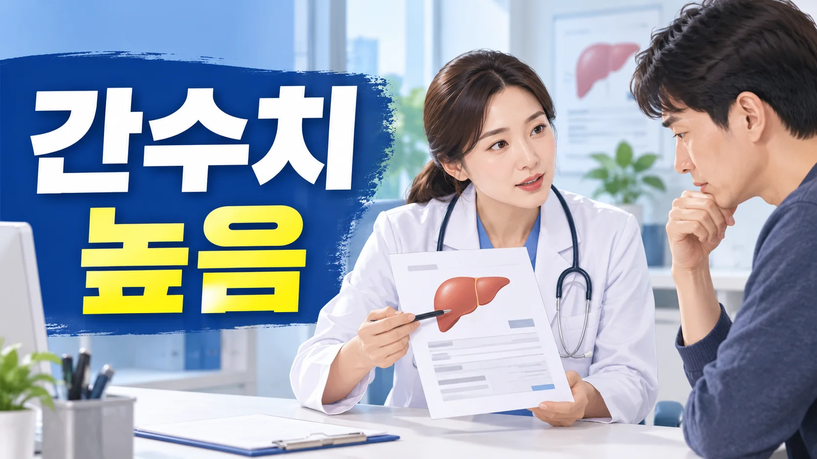 간수치 높음 후속 확인 대표 이미지