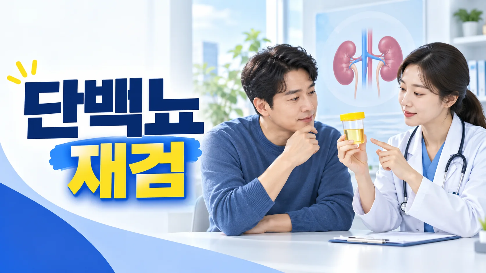 단백뇨 재검 후속 확인 대표 이미지