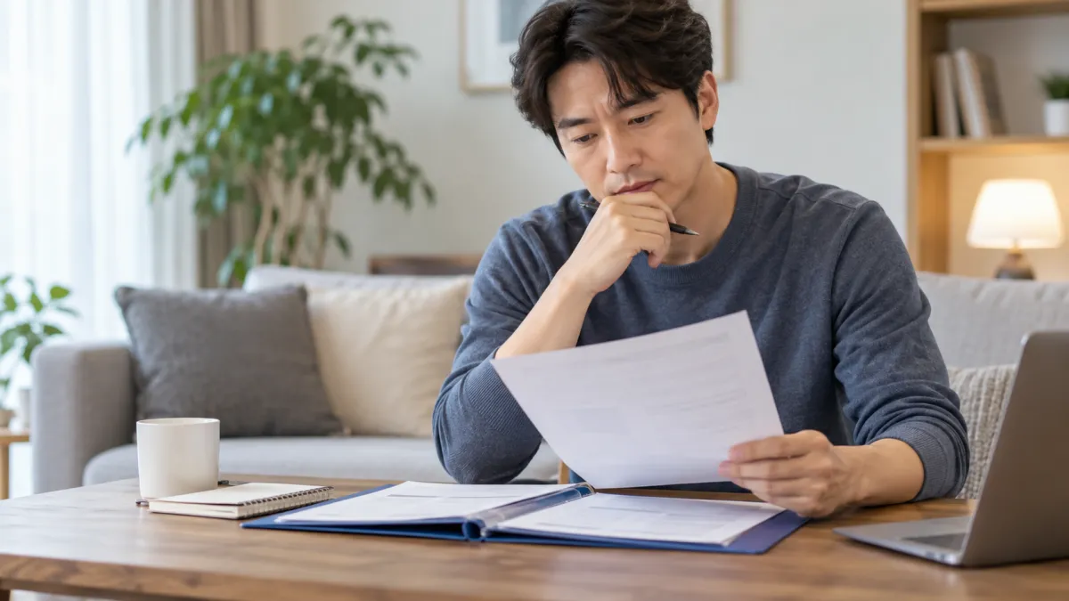 치핵 결찰술도 치핵절제술과 같은 수술비일까? 관련 서류를 확인하는 설명용 이미지
