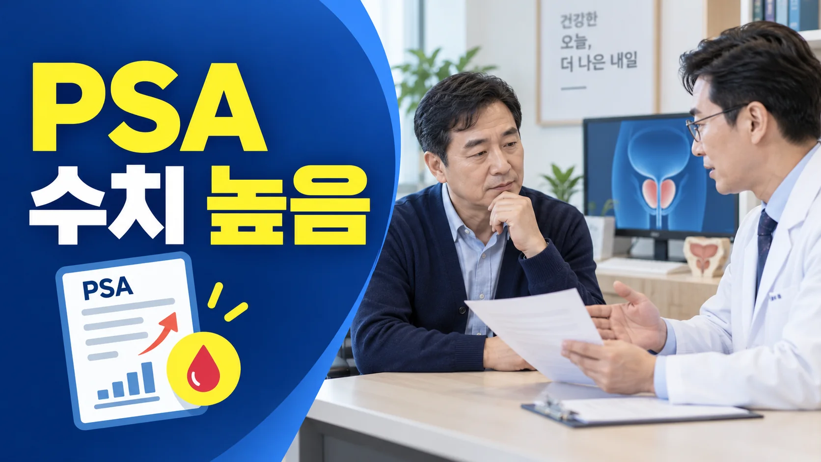 PSA 수치 높음 후속 확인 대표 이미지