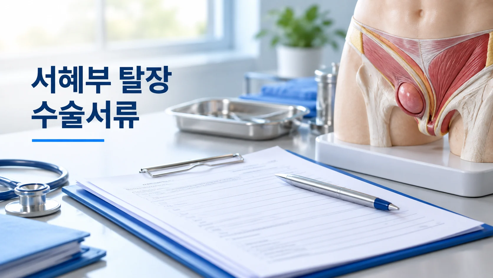서혜부 탈장 수술서류 안내 카드뉴스