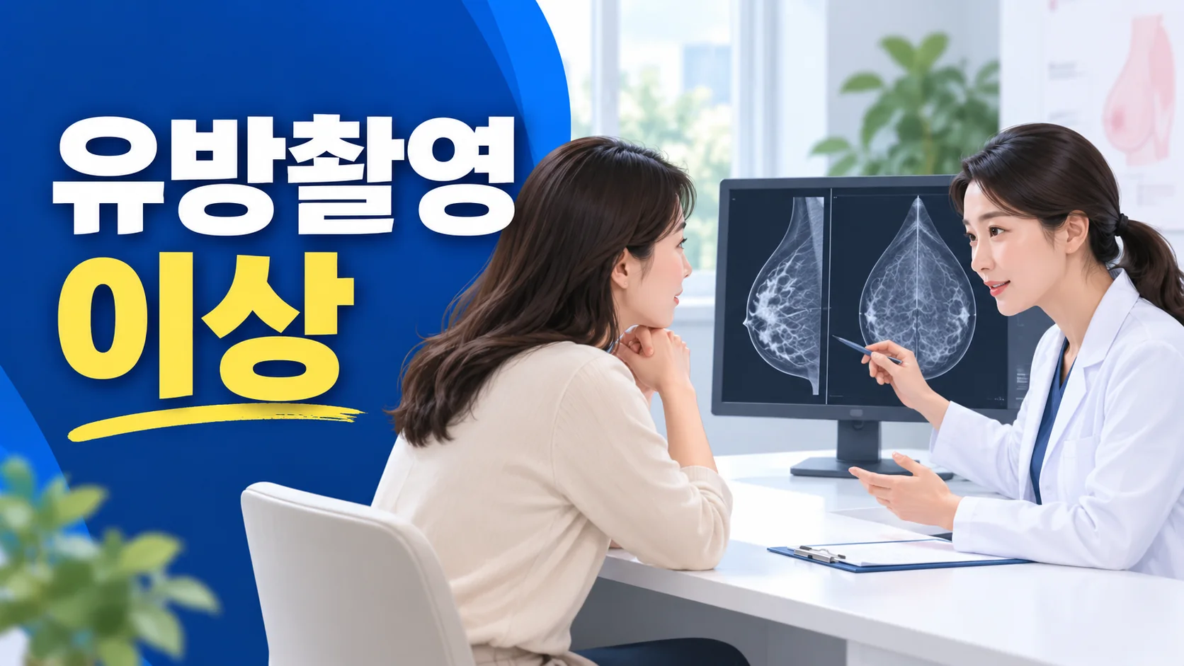 유방촬영 이상 후속 확인 대표 이미지