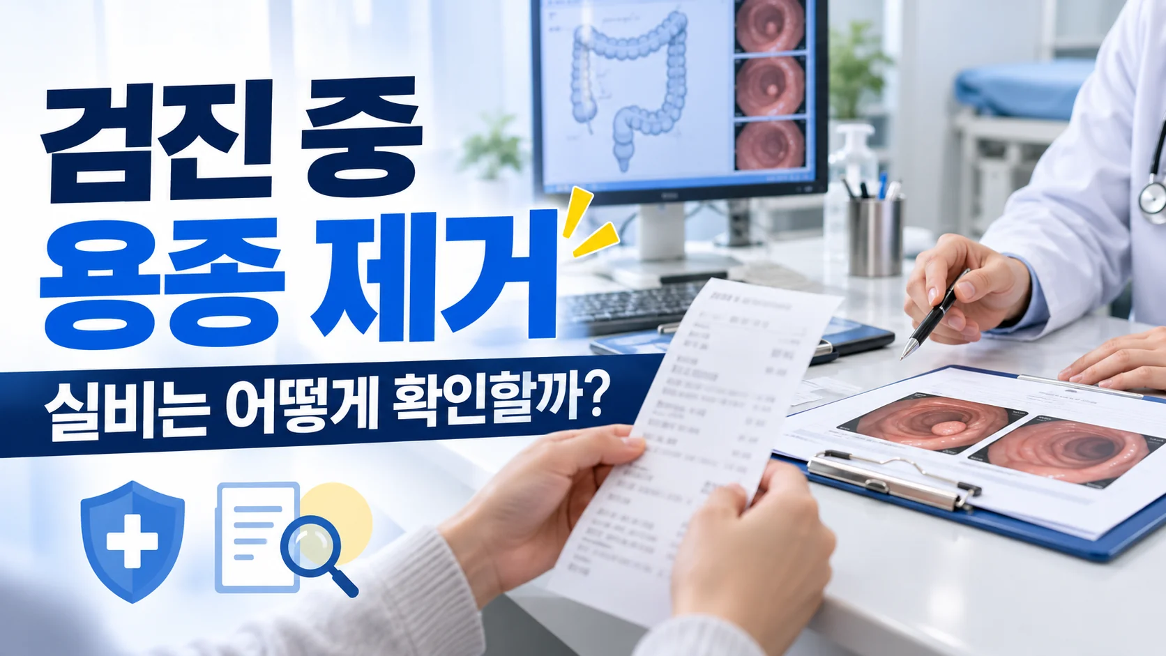건강검진 용종 제거 실비 확인 카드뉴스